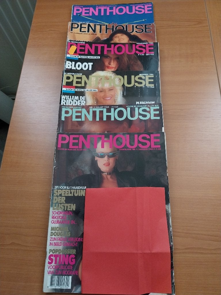 penthouse tijdeschriften, Boeken, Ophalen of Verzenden, Gelezen, Overige typen
