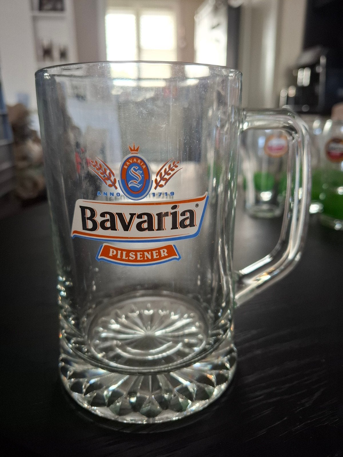 Bavaria bierpul dubbeldruk0.5l, Verzamelen, Ophalen of Verzenden, Bierglas