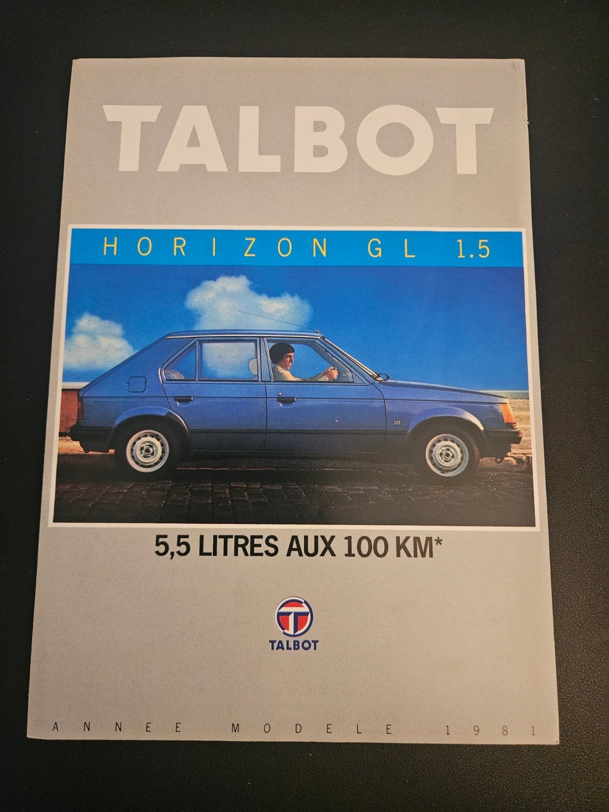 Brochure Talbot Horizon GL 1.5 1981 Frankrijk, Ophalen of Verzenden, Zo goed als nieuw, Overige merken