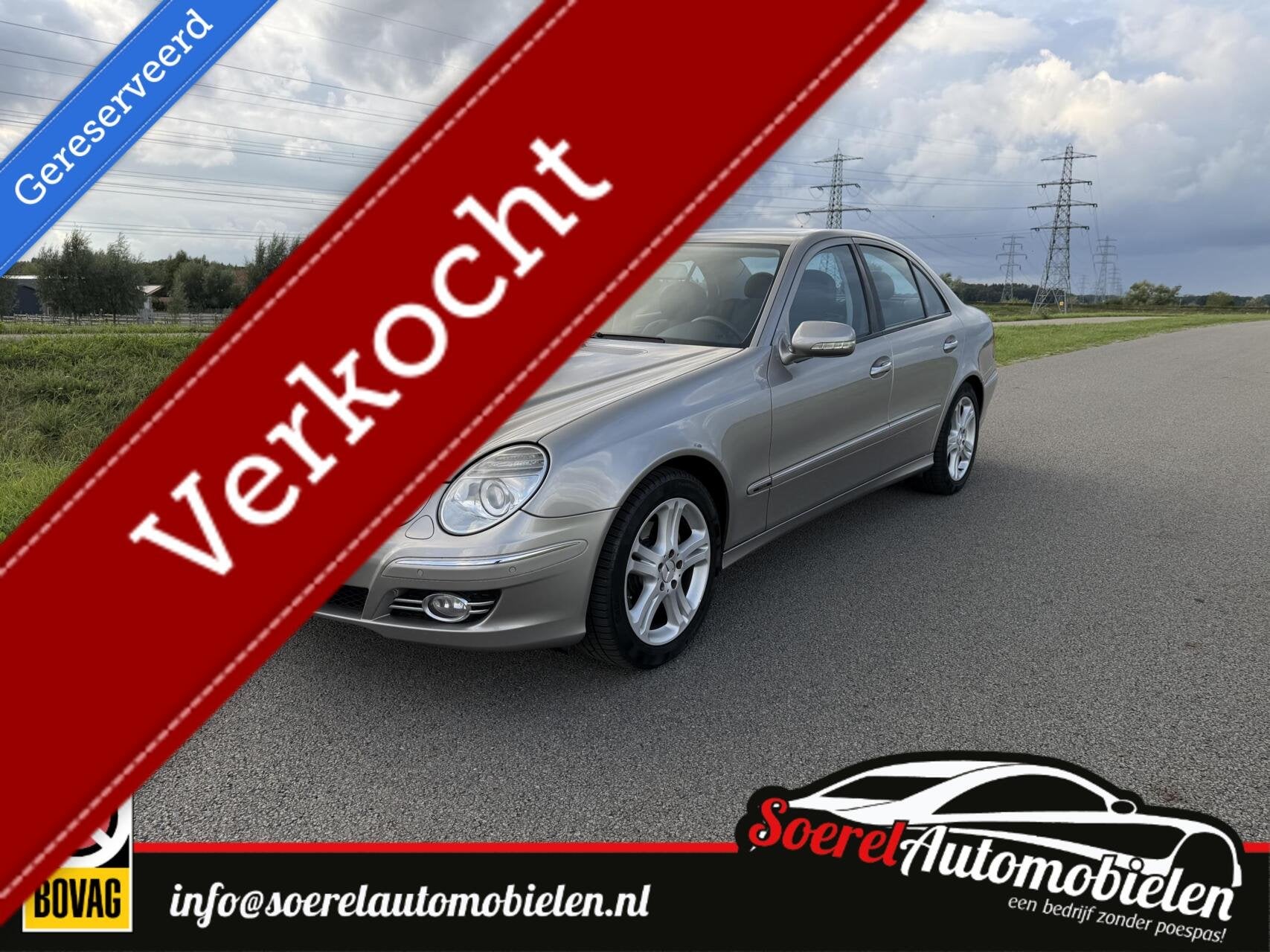 Mercedes E-klasse 320 CDI Avantgarde 6cilinder lees adverten, Auto's, Automaat, Achterwielaandrijving, Gebruikt, Stoelverwarming