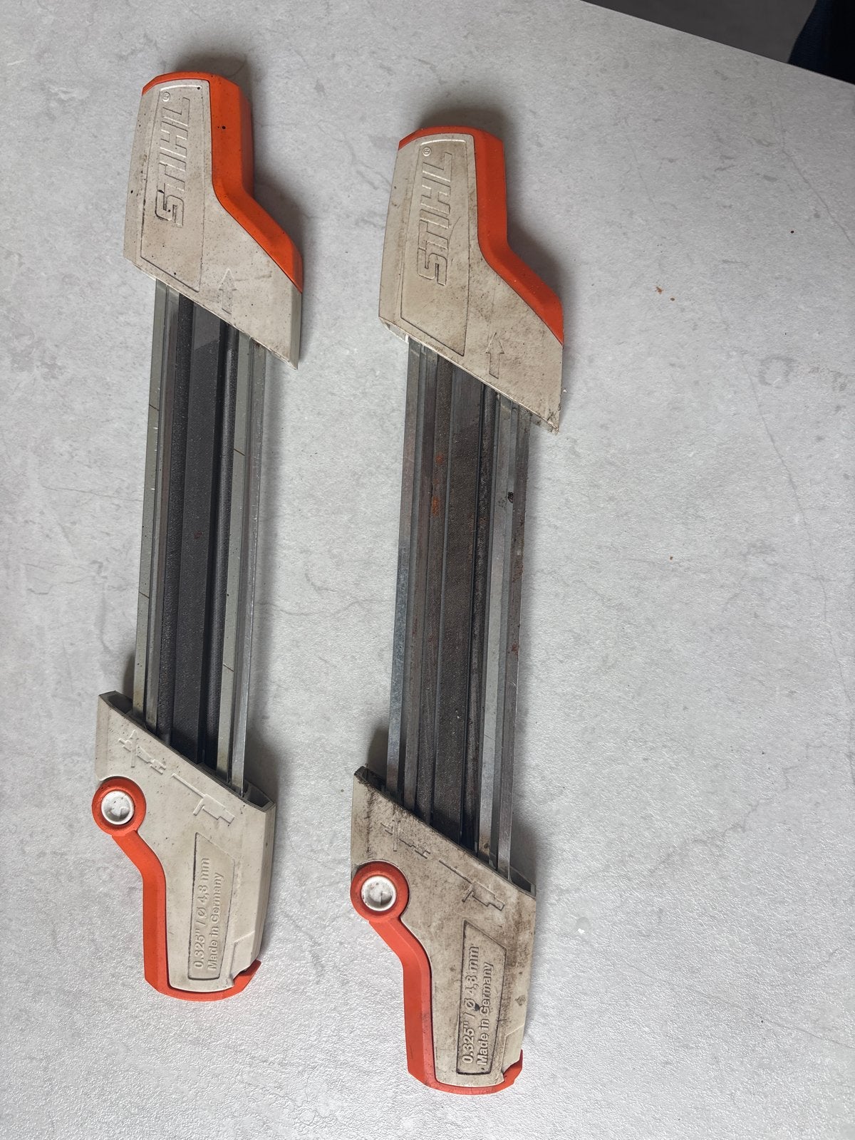 Stihl kettingzaagvijl 0.325" / 4.8 mm (2 stuks), Doe-het-zelf en Verbouw, Gereedschap | Handgereedschap, Verzenden, Gebruikt, Vijl/Rasp