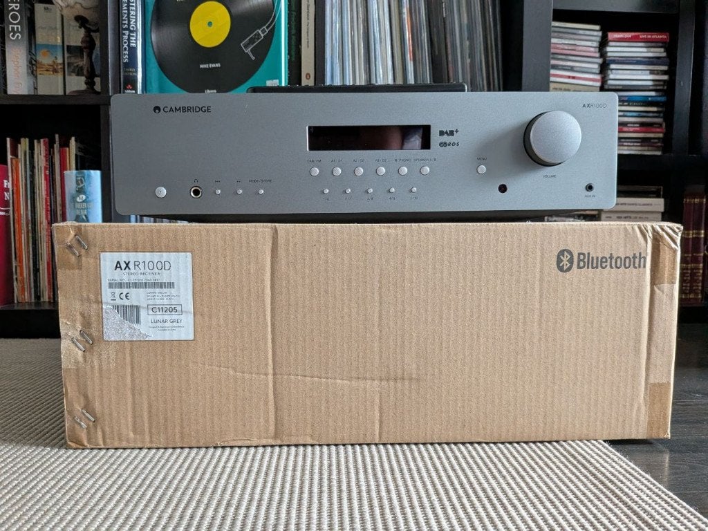 Cambridge Audio AXR100D 2100W Stereo Receiver, Zo goed als nieuw, 60 tot 120 watt, Stereo, Ophalen