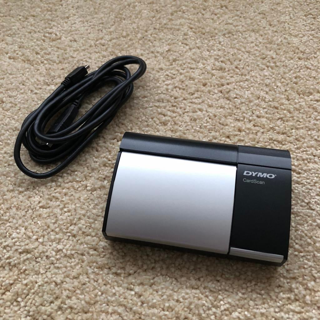 Dymo cardscan 62, Ophalen of Verzenden, Zo goed als nieuw, Mobiele scanner, Windows