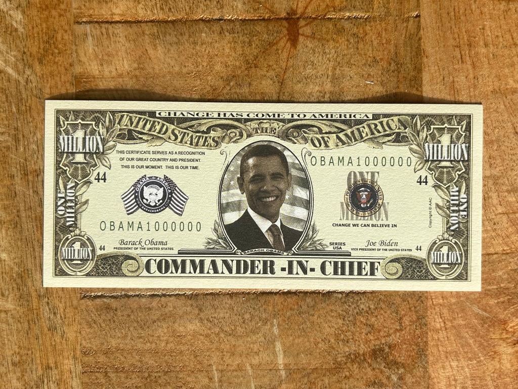 Amerikaans biljet Barak Obama, Ophalen of Verzenden, Noord-Amerika