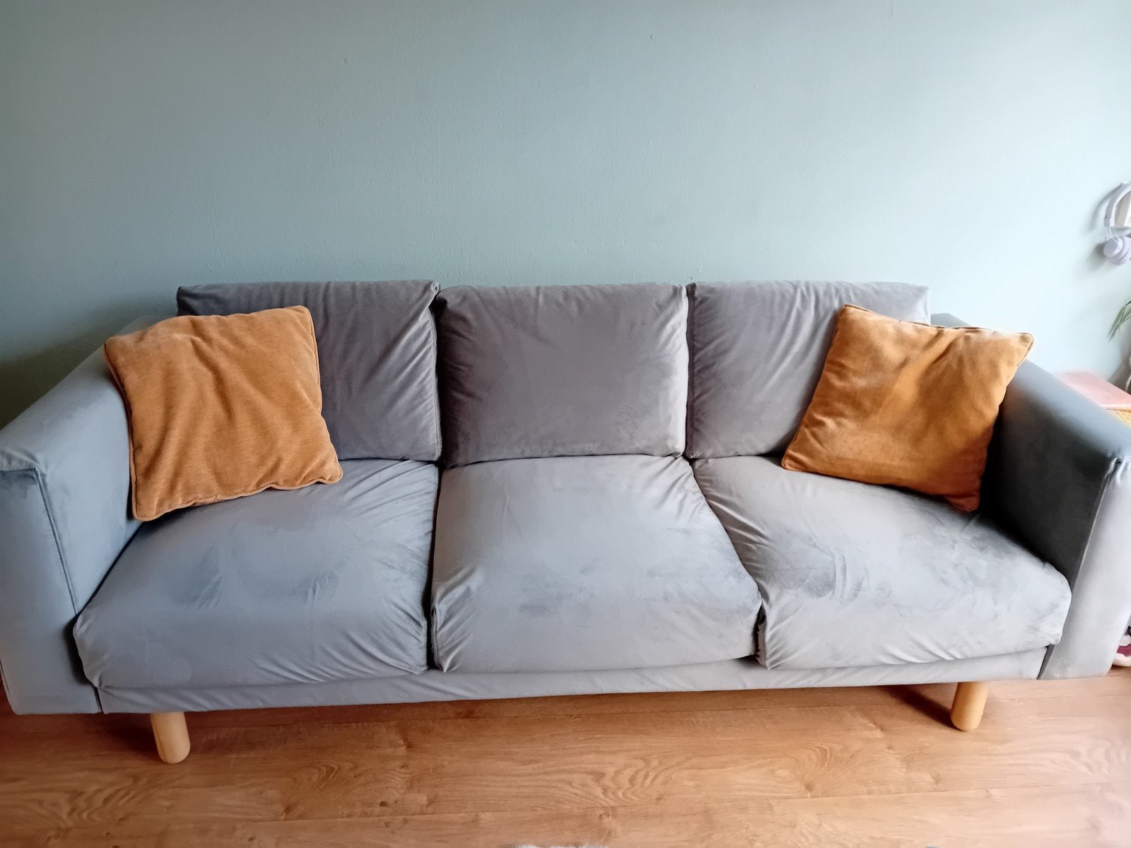 Bankhoes, Norsborg 3-zits NIEUW, 75 tot 100 cm, Ophalen of Verzenden, Rechte bank, Stof