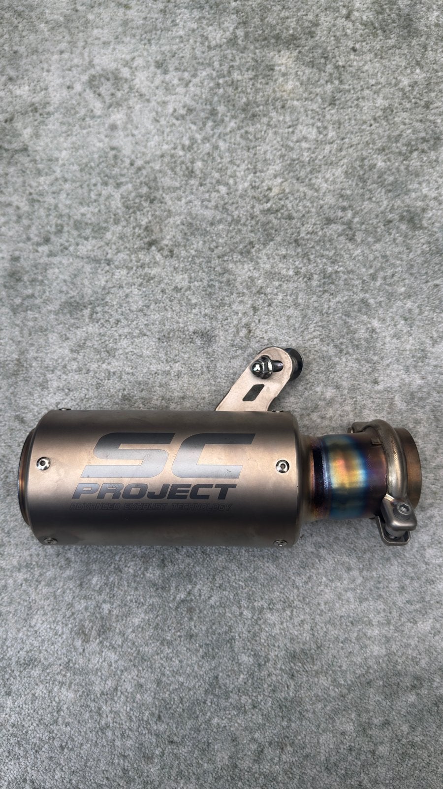 Originele SC-Project CR-T Titanium Yamaha YZF-R1 2015+, Ophalen of Verzenden, Gebruikt