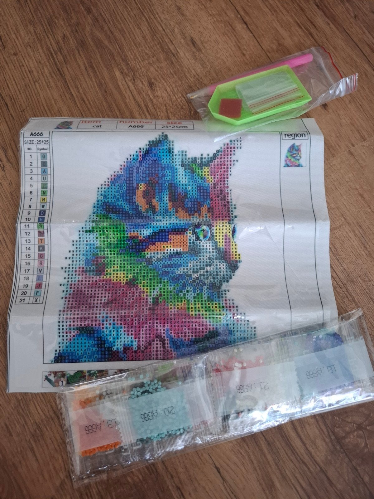 NIEUWE Diamond Painting KAT, Ophalen of Verzenden, Nieuw, Knutselwerk