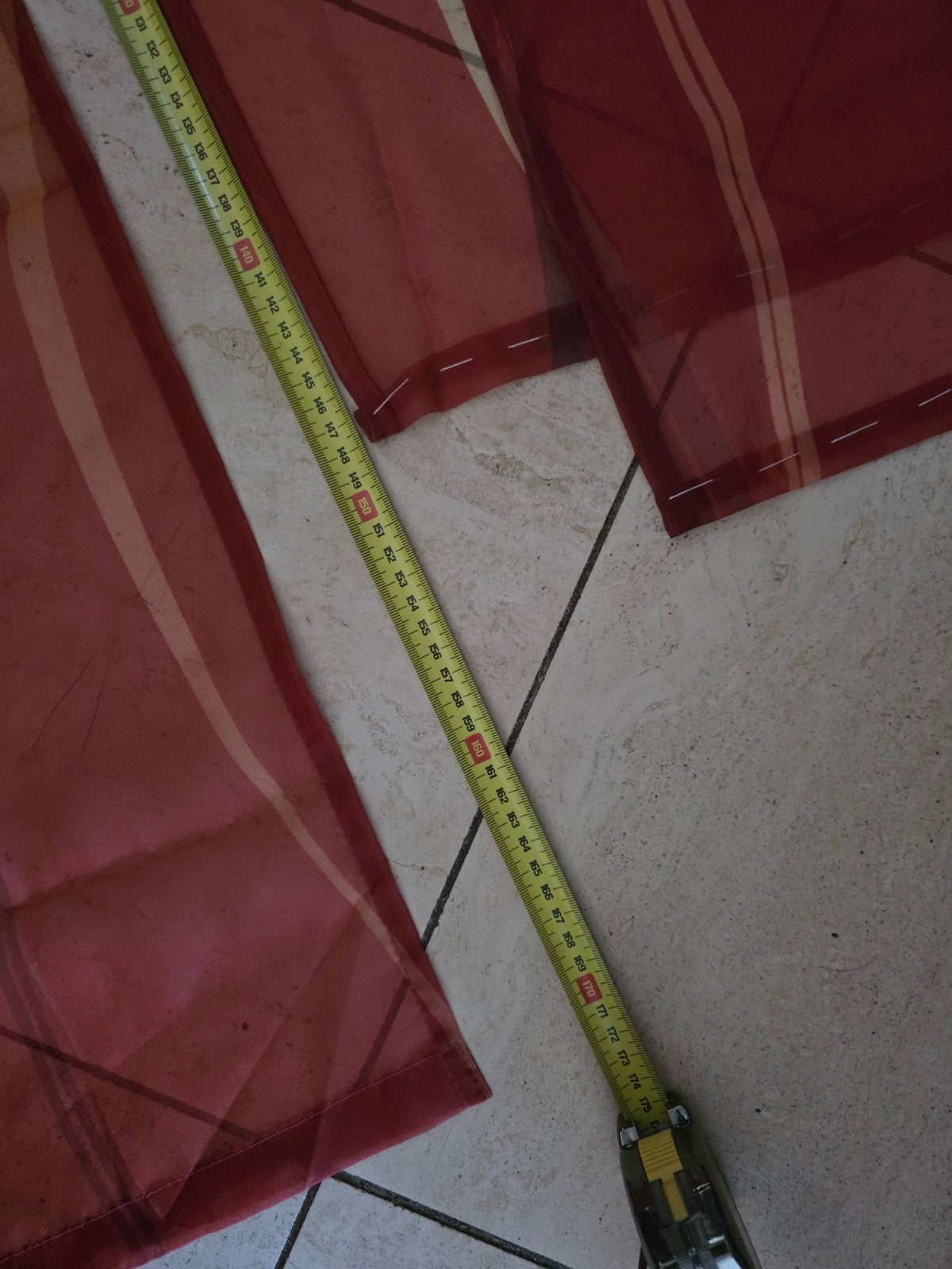 Paneelgordijn terra/rood, Ophalen of Verzenden, Rood