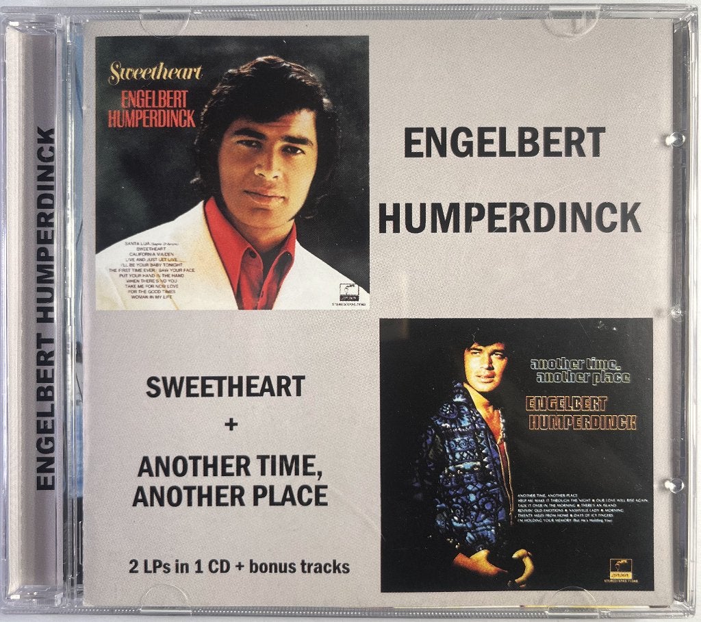 Engelbert Humperdinck CD Sweetheart / Another Time Another, Bonusmateriaal, Zo goed als nieuw, Album, Verzenden