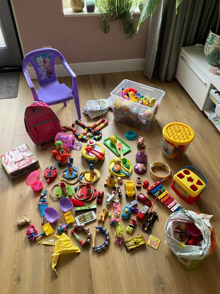 Grote partij kinderspeelgoed 0-5 jaar, Ophalen, Gebruikt, Jongen of Meisje