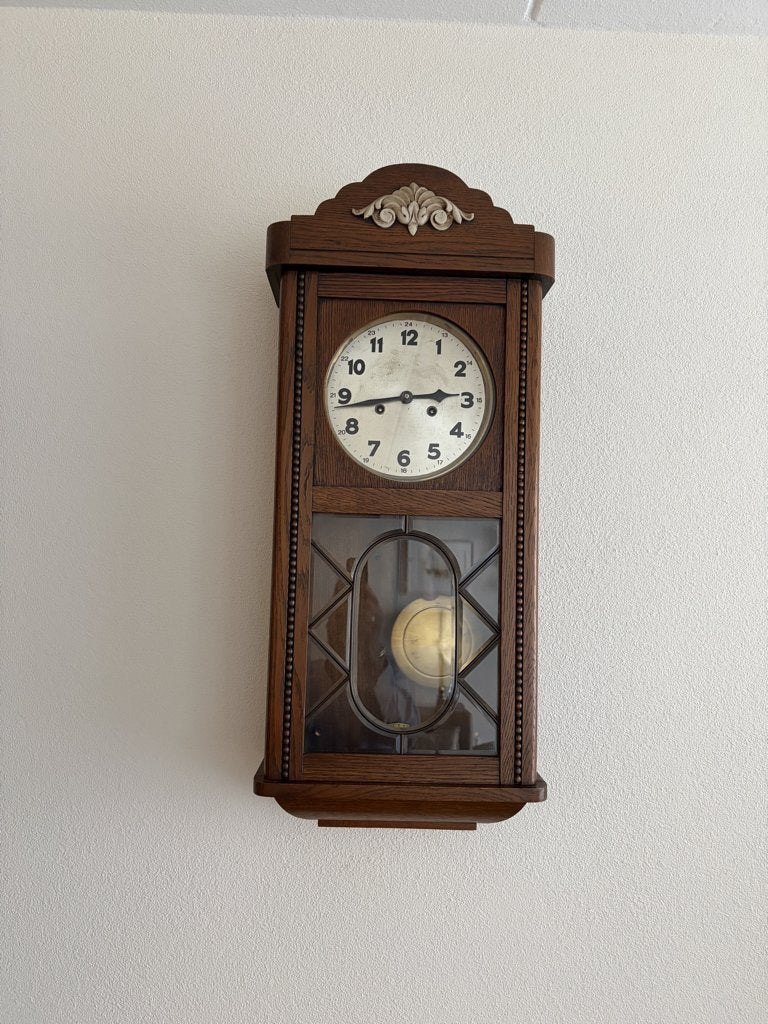 antieke Junghans klok, Ophalen