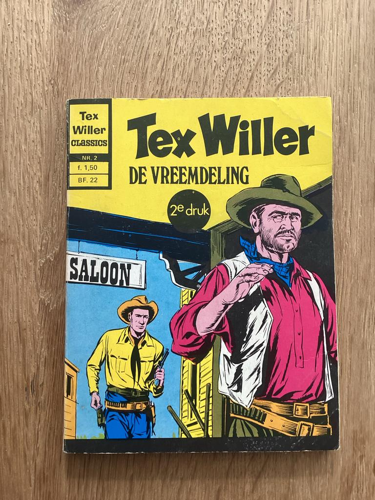 Tex Willer nr 2: De Vreemdeling (2e druk) - Classics, Eén stripboek, Ophalen of Verzenden, Gelezen