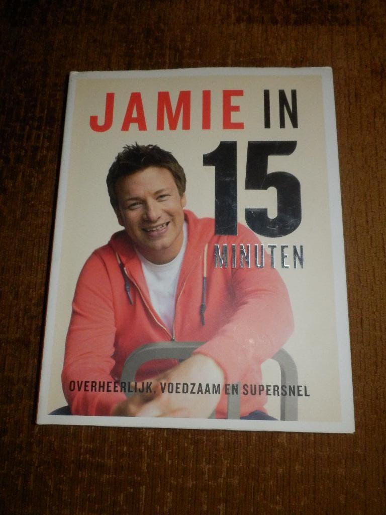 Jamie in 15 minuten ++++ Heerlijke, simpele gerechten,, Hoofdgerechten, Ophalen of Verzenden, Zo goed als nieuw, Jamie Oliver