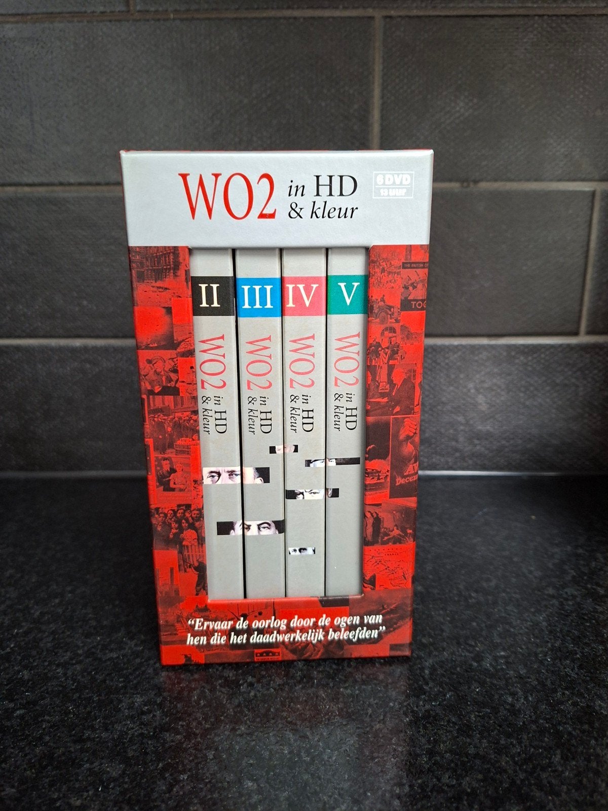 WO2 in HD & Kleur - Complete Collectie (6 DVD's), Cd's en Dvd's, Oorlog of Misdaad, Nederlands, Zo goed als nieuw, Vanaf 12 jaar