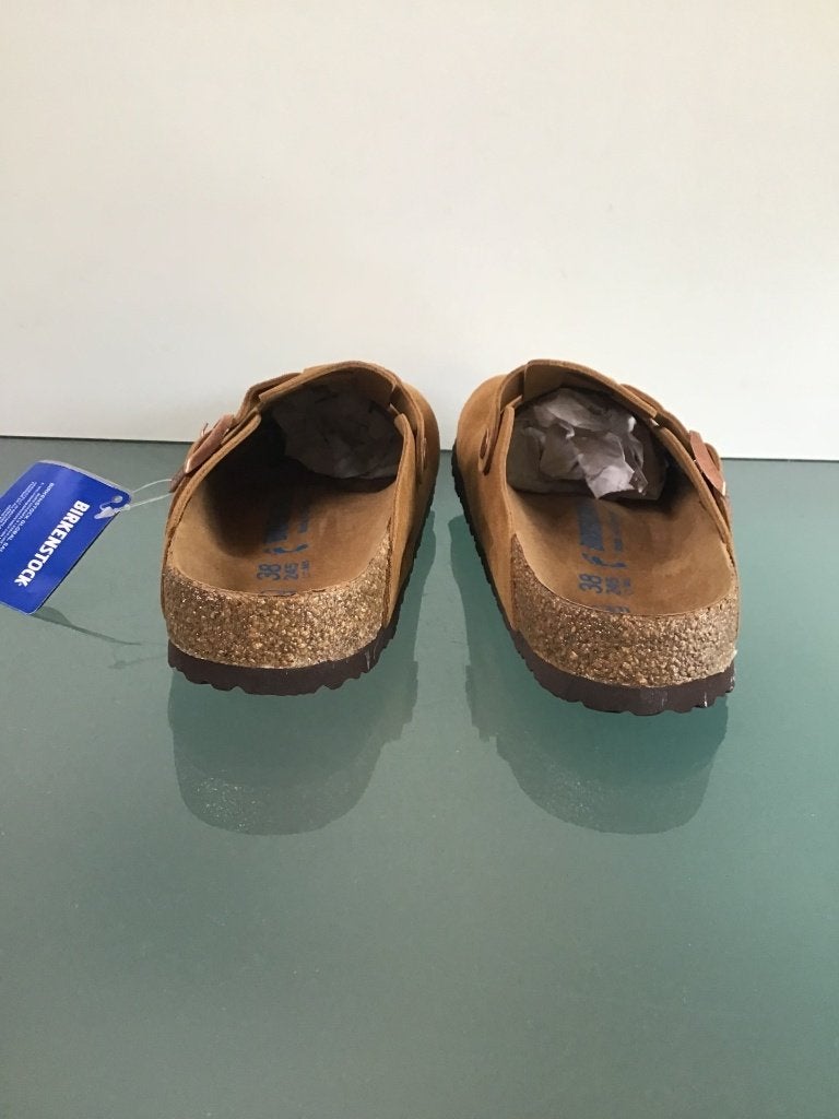 Birkenstock Boston 38 | Nieuw SF | Gratis verzenden, Slippers, Bruin, Verzenden, Nieuw
