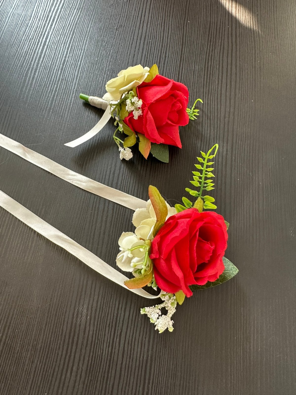 Corsages voor getuigen, Ophalen of Verzenden, Zo goed als nieuw, Zilver, Overige materialen