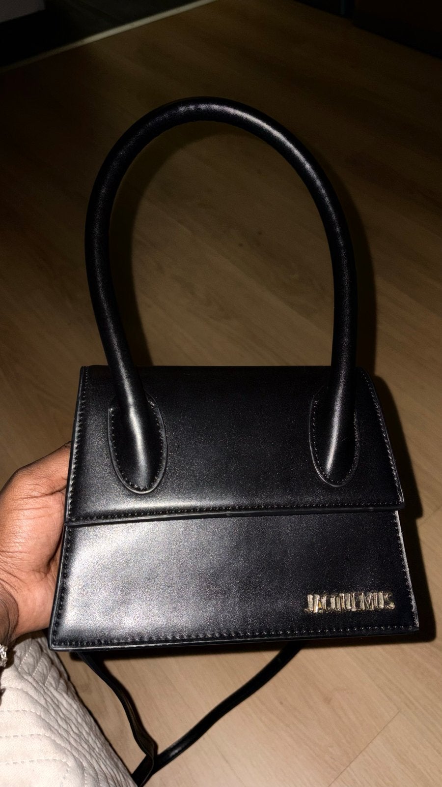 Jacquemus tas - Zo goed als nieuw, Ophalen of Verzenden, Zo goed als nieuw, Zwart, Handtas