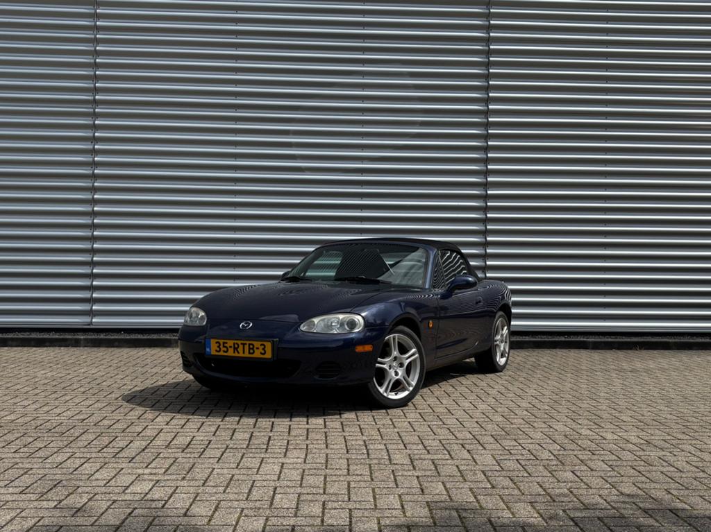 Mazda MX-5 NBFL 1.6 I Carplay! Nwe APK!, Auto's, BMW, Bedrijf, Benzine, E, Cabriolet, Handgeschakeld, Geïmporteerd, Blauw, Achterwielaandrijving