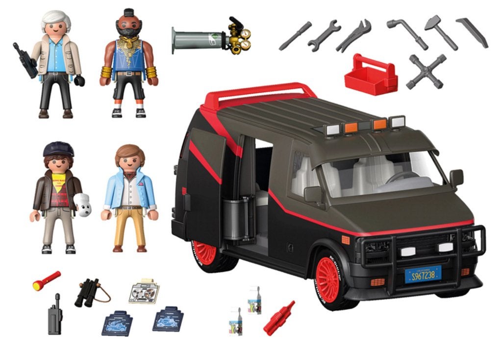 PLAYMOBIL Cars 70750 De A-Team bus 69 delig, Complete set, Voertuig, Nieuw, Ophalen of Verzenden