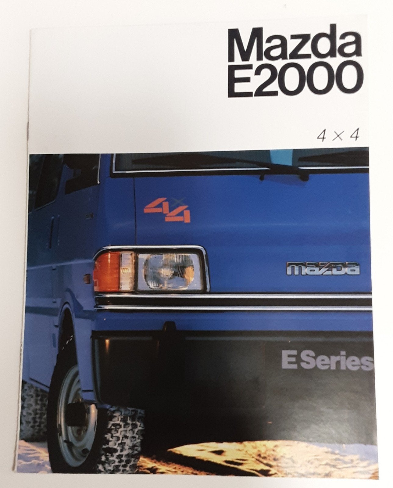 BROCHURE MAZDA E2000 4X4, Ophalen of Verzenden