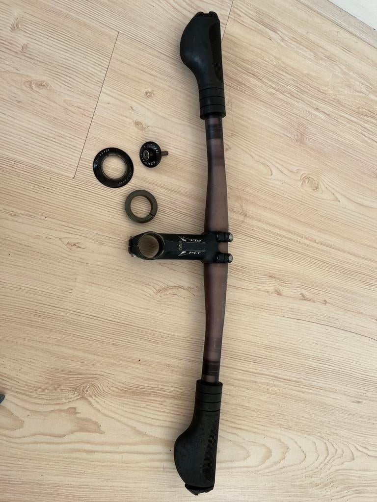 PRO PLT Stuurset + Ergonomische Grips, Fietsen en Brommers, Fietsonderdelen, Ophalen of Verzenden