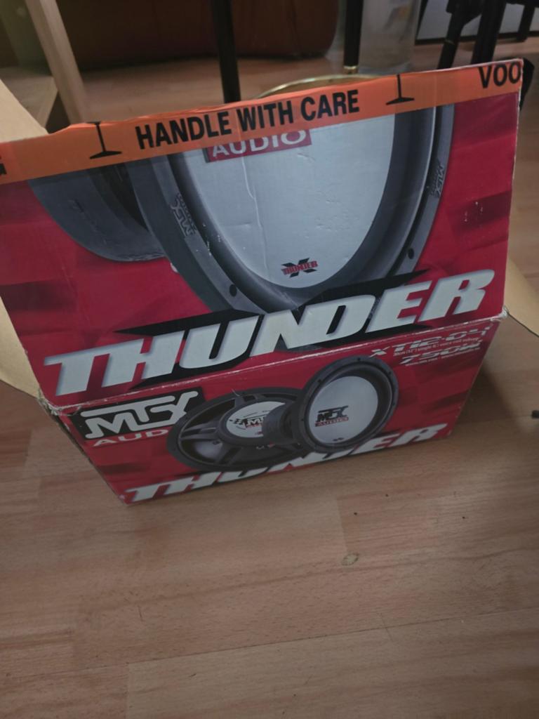 Nieuwe MTX Audio Thunder Subwoofer - Ongeopend in doos!, Auto diversen, Ophalen of Verzenden