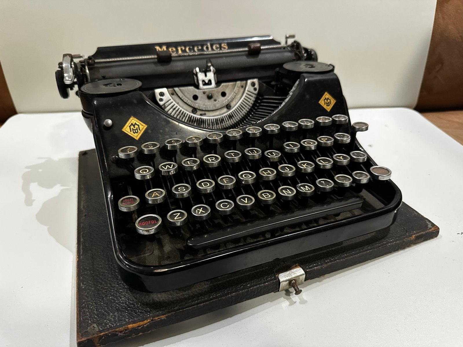 Vintage Mercedes Prima typemachine uit de jaren 1930, Ophalen, Gebruikt