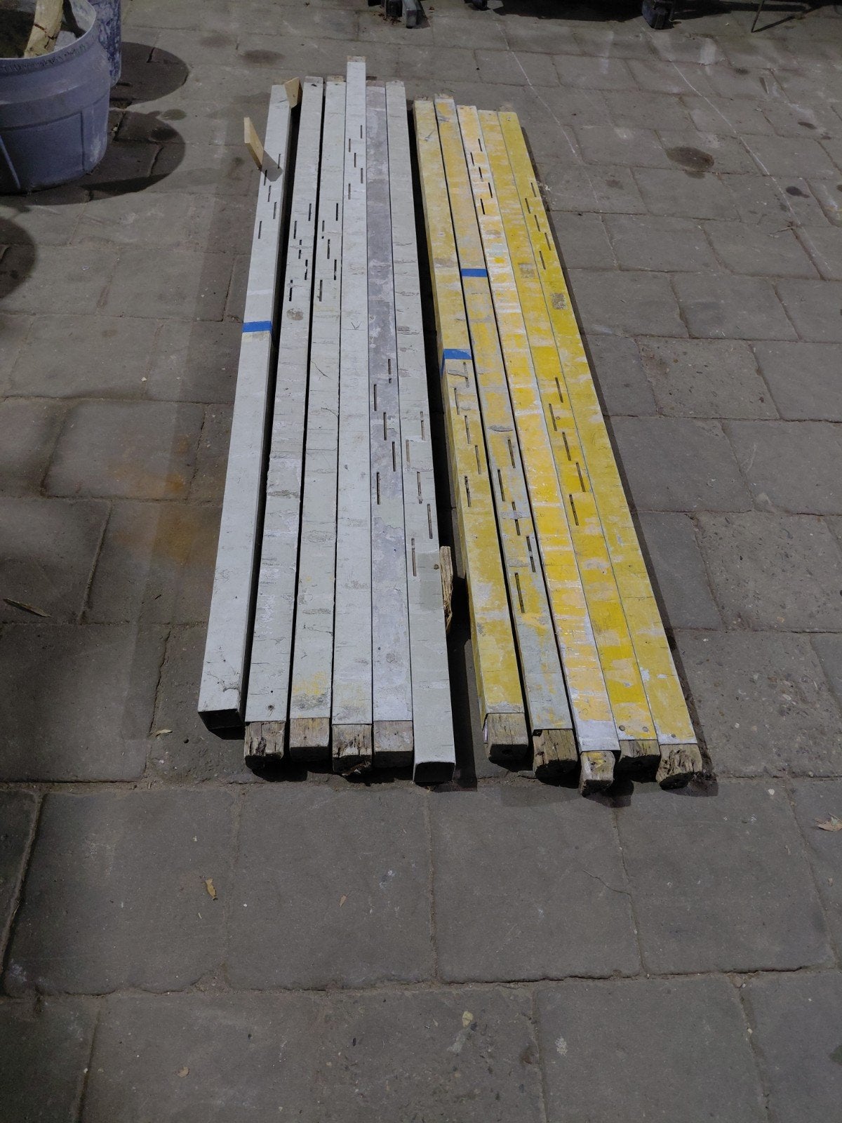 11 aluminium metselprofielen - Gebruikt, Ophalen, Gebruikt, Overige typen