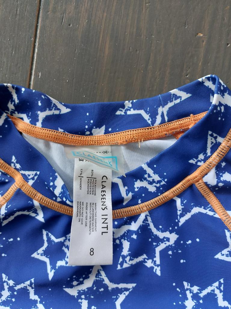 Claesens uv shirt maat 8, 128, Claesens, UV-zwemkleding, Jongen of Meisje, Zo goed als nieuw