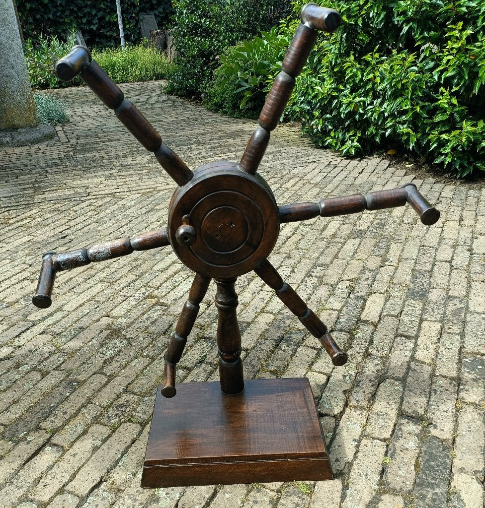 Antieke vintage houten wol haspel (SP6), Ophalen of Verzenden, Gebruikt, Overige typen