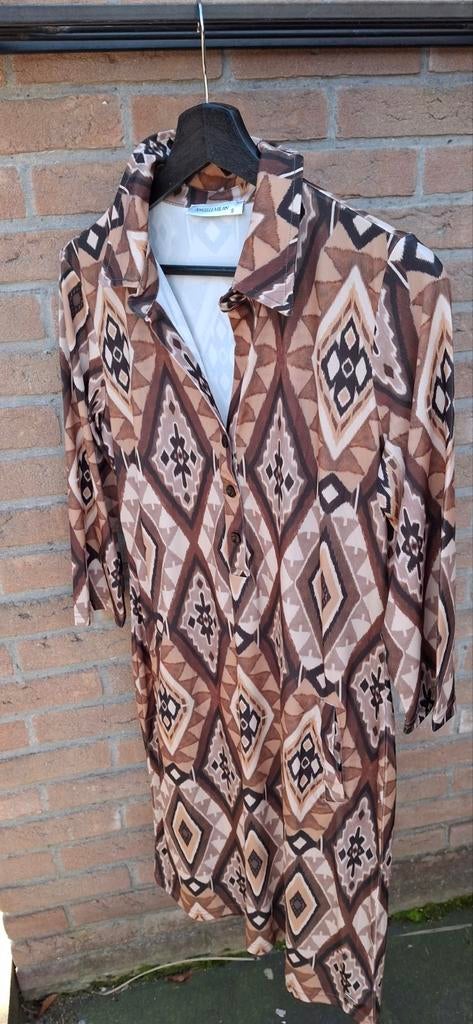 Angelle Milan Jurk met Aztec Print - Maat S, Ophalen of Verzenden, Zo goed als nieuw, Maat 36 (S), Boven de knie