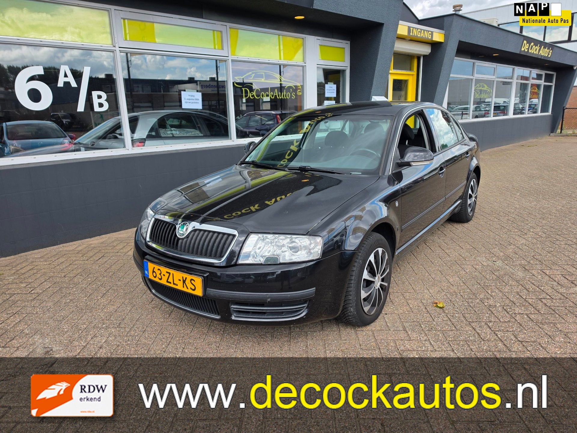 Skoda Superb 1.8 T Classic/ AUTOMAAT/ APK 07-2027, Auto's, Skoda, Gebruikt, 4 cilinders, 150 pk, Zwart