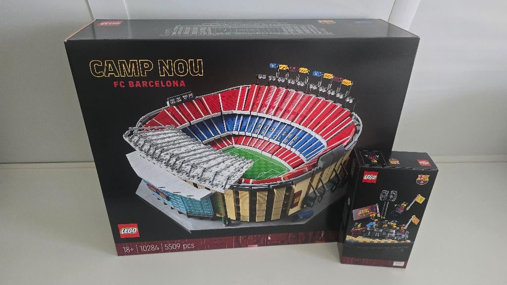 Lego 10284 Camp Nou en 40485 FC Barcelona Celebration nieuw, Lego, Nieuw, Ophalen of Verzenden, Creator