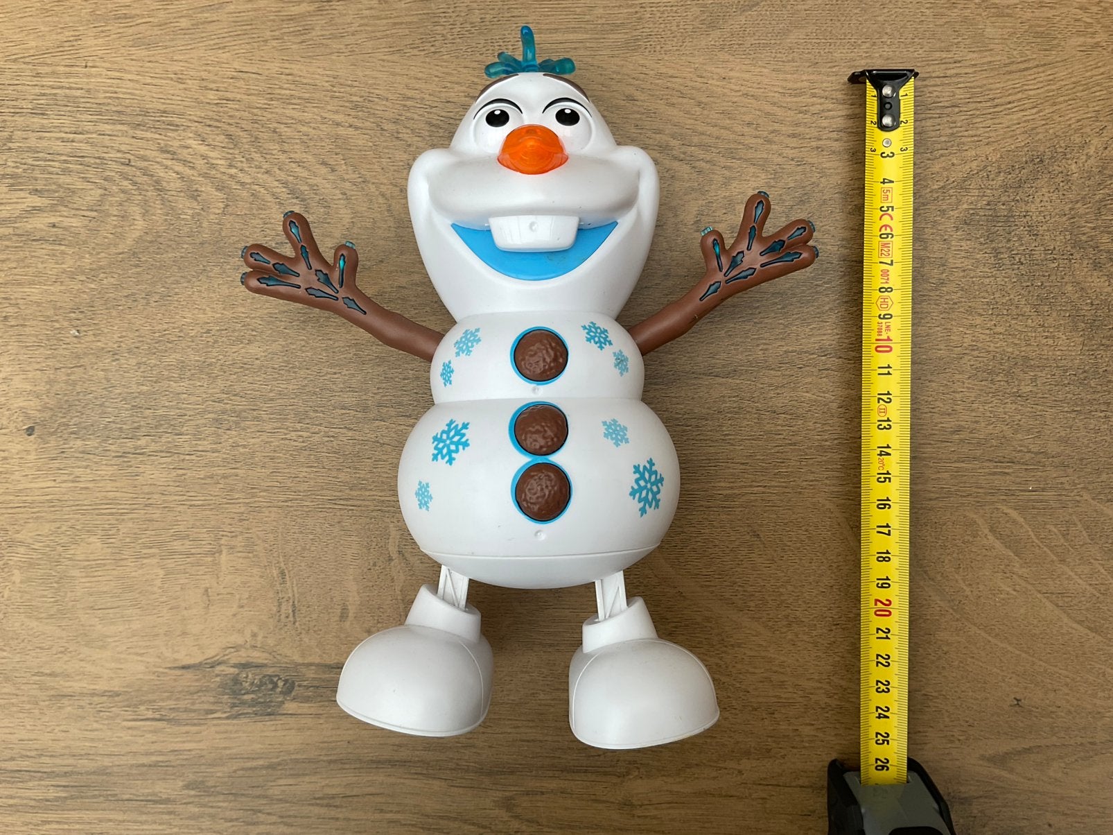 Zgan,niet kapot, beweging licht geluid Disney Frozen Olaf, Ophalen, Overige figuren, Zo goed als nieuw, Beeldje of Figuurtje