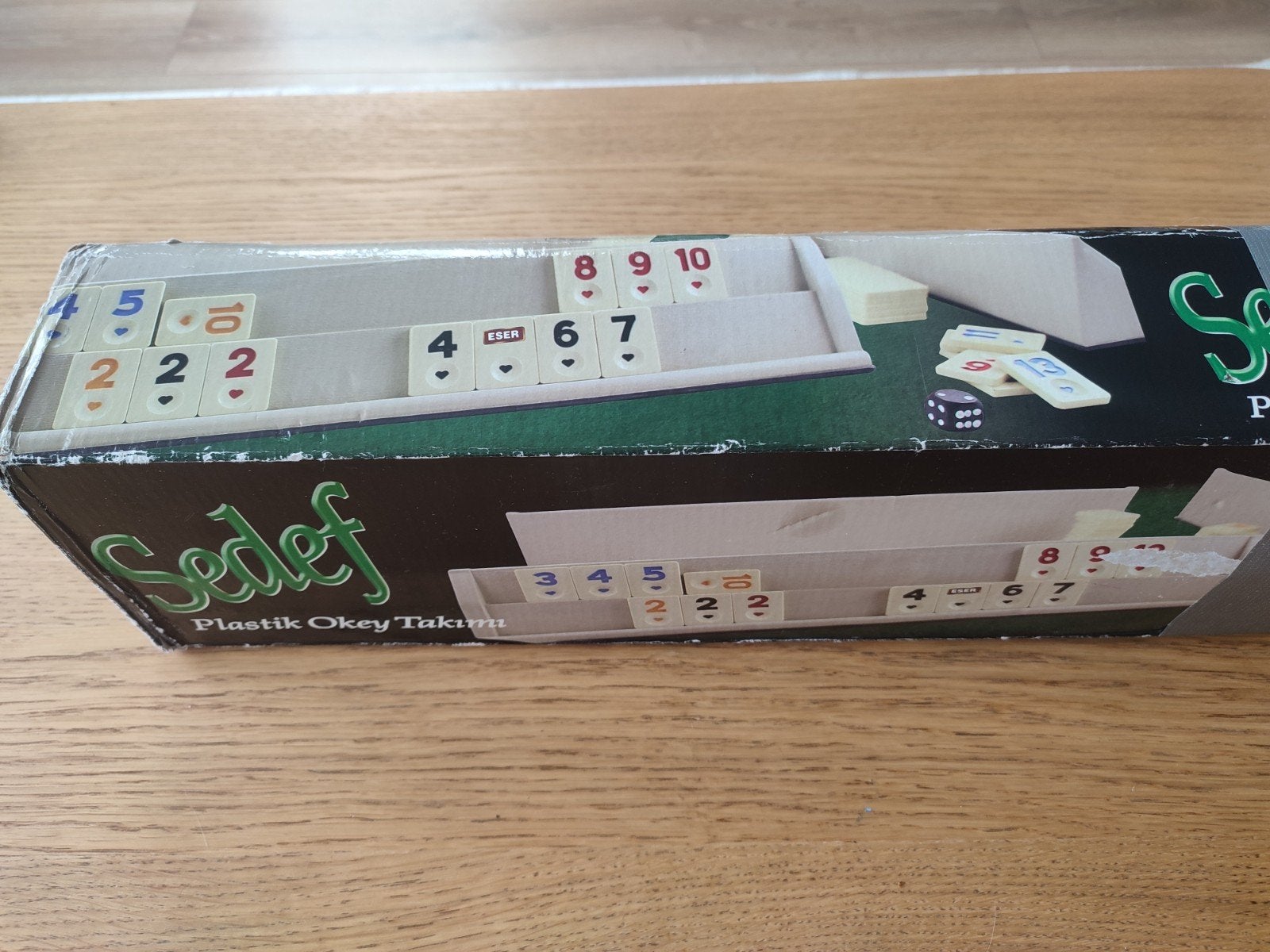 Plastic Okeyspel – complete set, Drie of vier spelers, Ophalen of Verzenden, Zo goed als nieuw