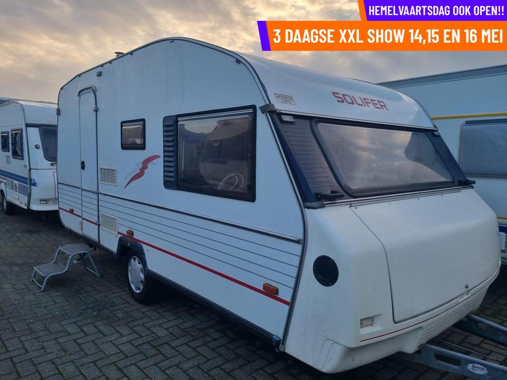 SOLIFER - HEMELVAART OPEN! RUIM 200 CARAVANS OP VOORRAAD, Caravans en Kamperen, Solifer, Bedrijf, 6 tot 7 meter, Radio