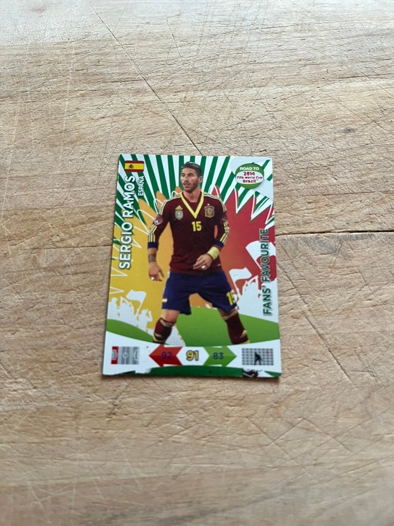 Sergio Ramos Fans Favourite Espana 196, Ophalen of Verzenden, Zo goed als nieuw, Plaatje