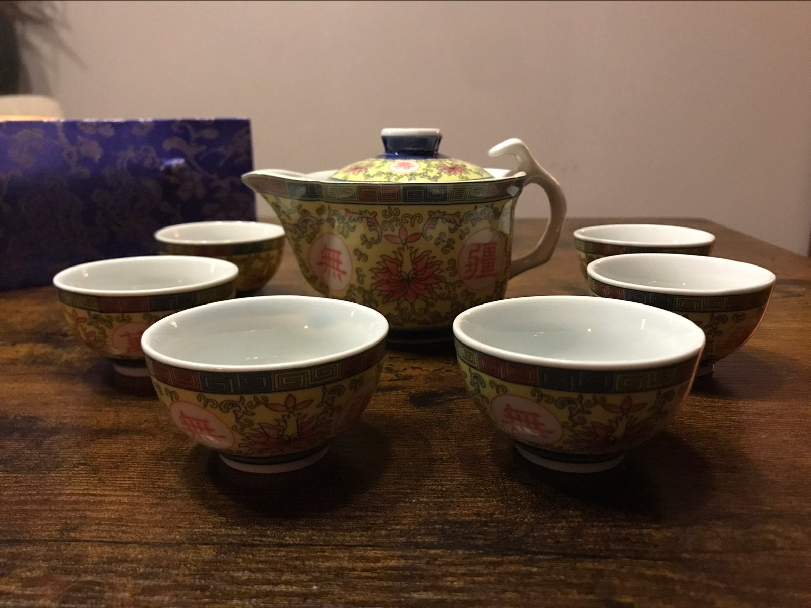 Chinees porselein thee servieskast, Ophalen of Verzenden