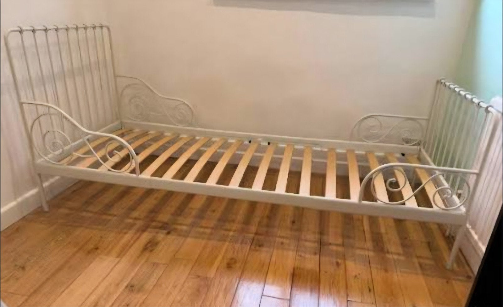 Ikea Minnen meegroeibed, Kinderen en Baby's, Kinderkamer | Bedden, Gebruikt, 70 tot 85 cm, 180 cm of meer, Ophalen