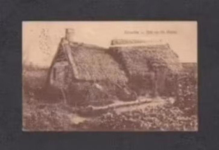 Drenthe Hut op de Heide Plaggenhut., Ophalen of Verzenden, Voor 1920, Ongelopen, Drenthe