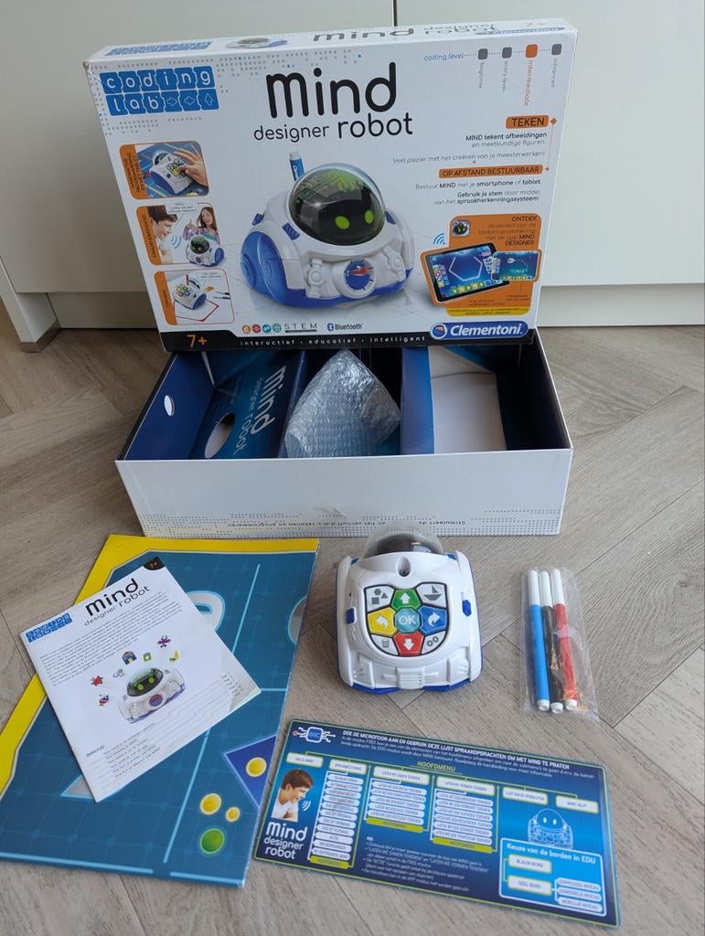 Clementoni Mind Designer Robot, Kinderen en Baby's, Speelgoed | Educatief en Creatief, Ophalen, Zo goed als nieuw, Elektronica