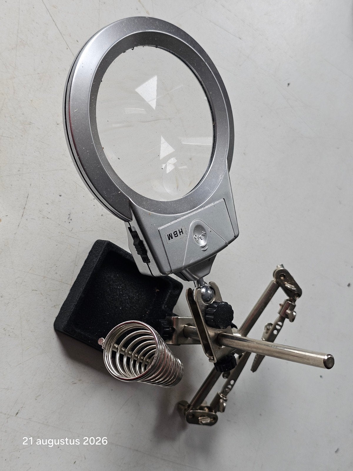 Modelbouw Vergrootglas, Klemmen, houder soldeerbout, Ophalen of Verzenden, Nieuw, Vergrootglas of Loep