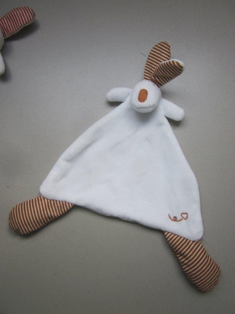 Bambino Evora wit pluche knuffeldoek konijn knisperoren, Overige merken, Overige karakters, Konijn, Ophalen of Verzenden