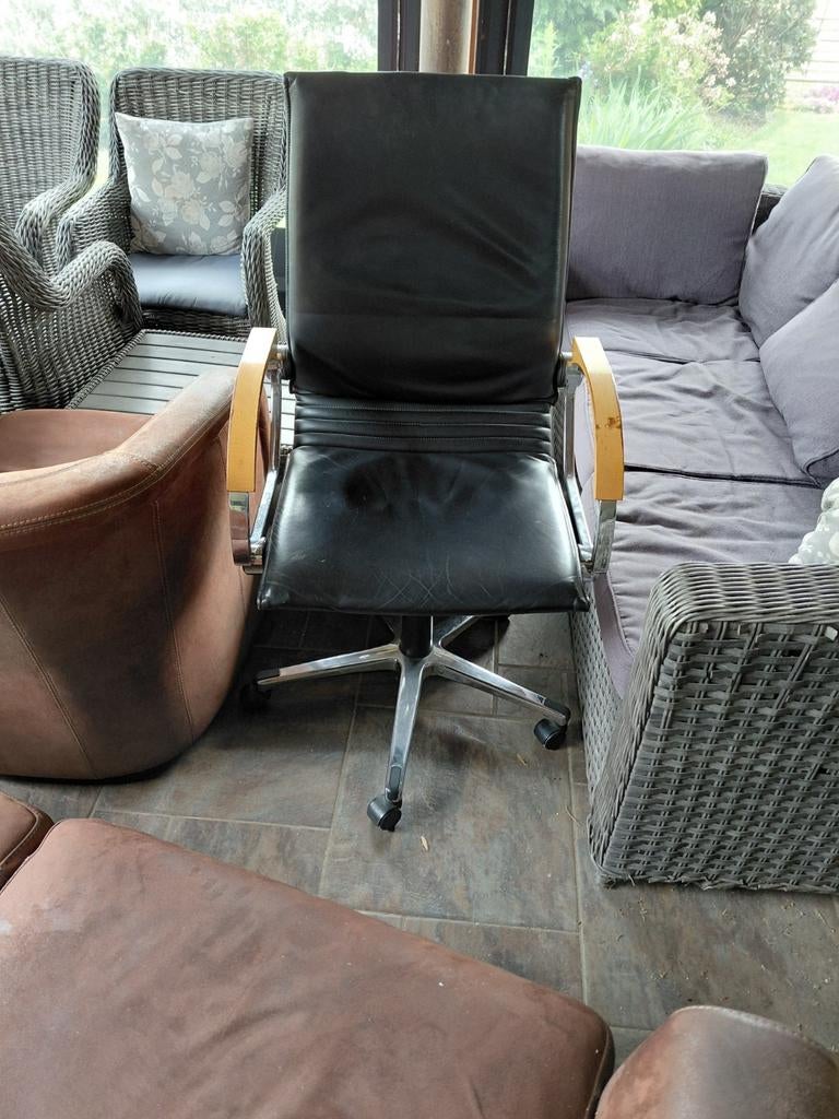 Burostoel,bureaustoel,gratis, Huis en Inrichting, Fauteuils, Ophalen, Gebruikt, 75 tot 100 cm