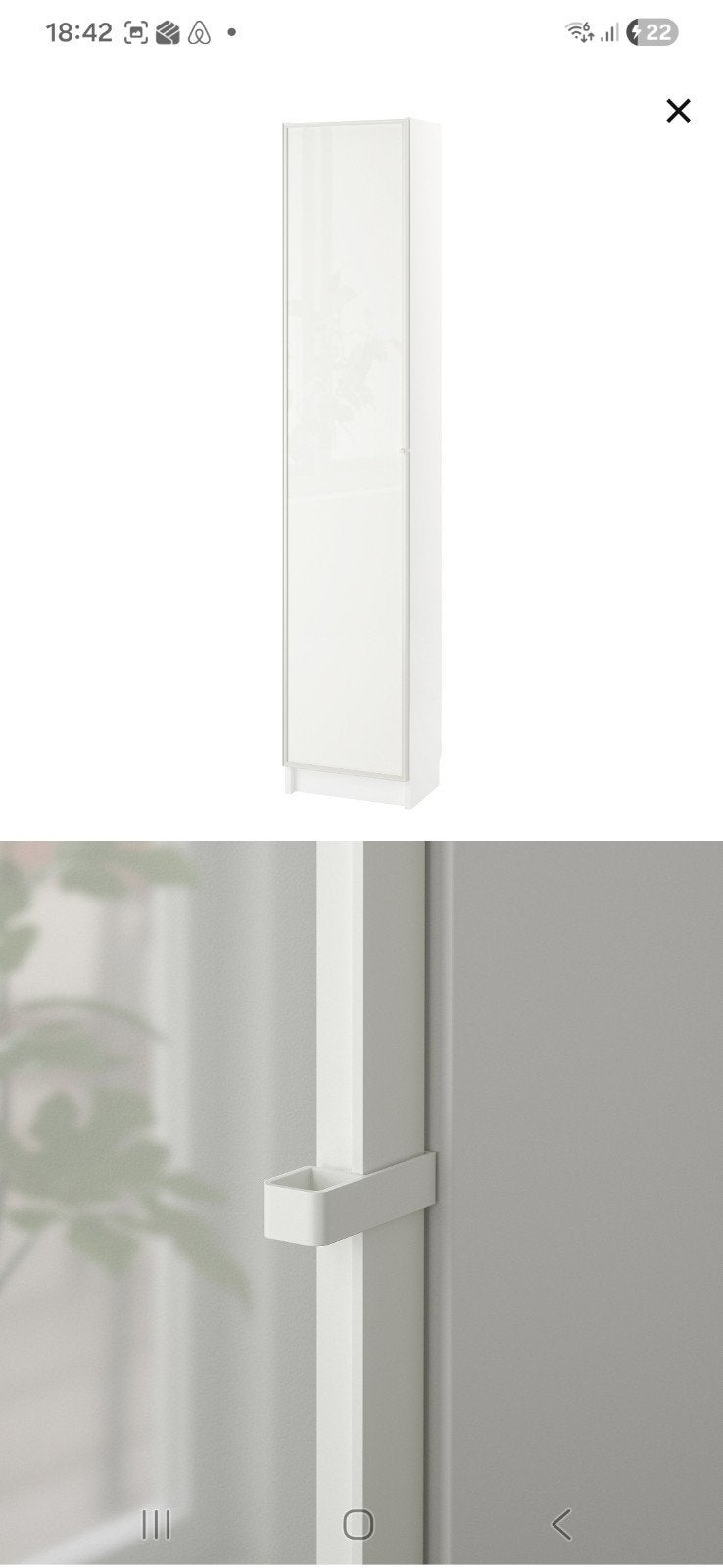 Ikea Billy / Högbo, Ophalen, 200 cm of meer, 50 tot 100 cm, Zo goed als nieuw
