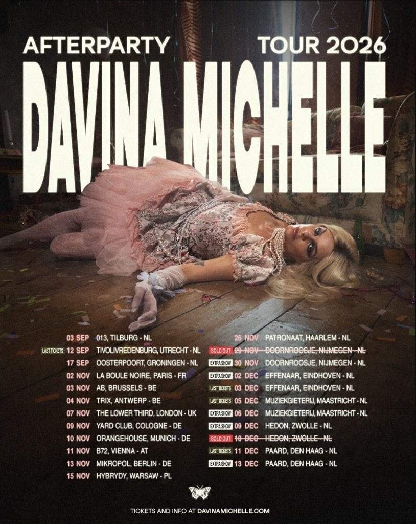 2 tickets - Davina Michelle, Twee personen, November