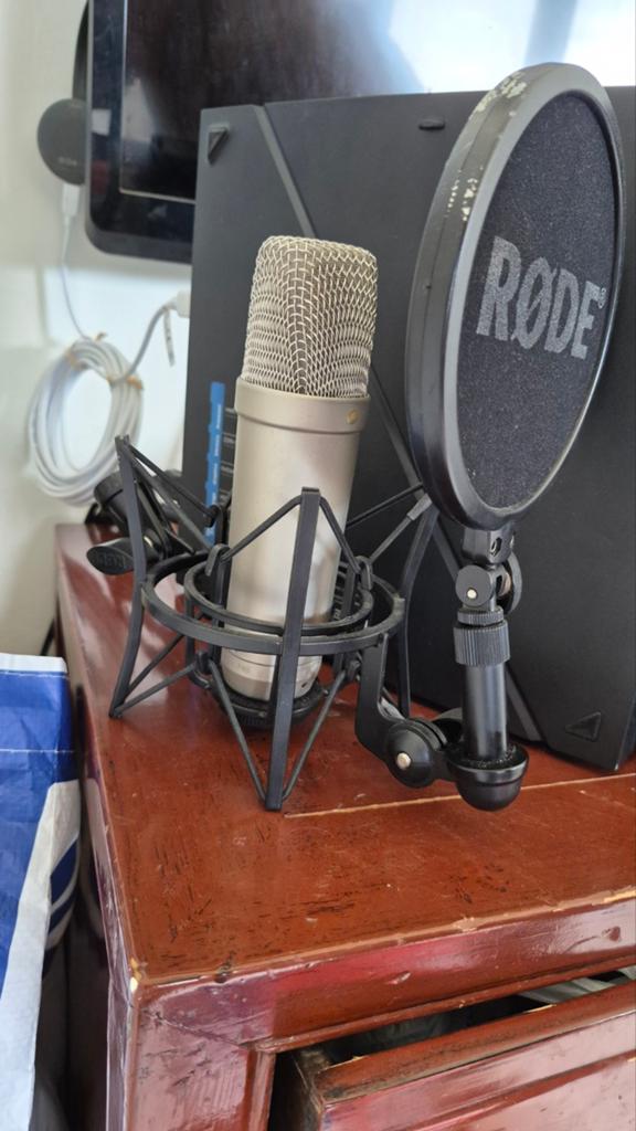 Rode NT1-A Studiomicrofoon met Shockmount, Muziek en Instrumenten, Microfoons, Gebruikt, Studiomicrofoon, Ophalen of Verzenden