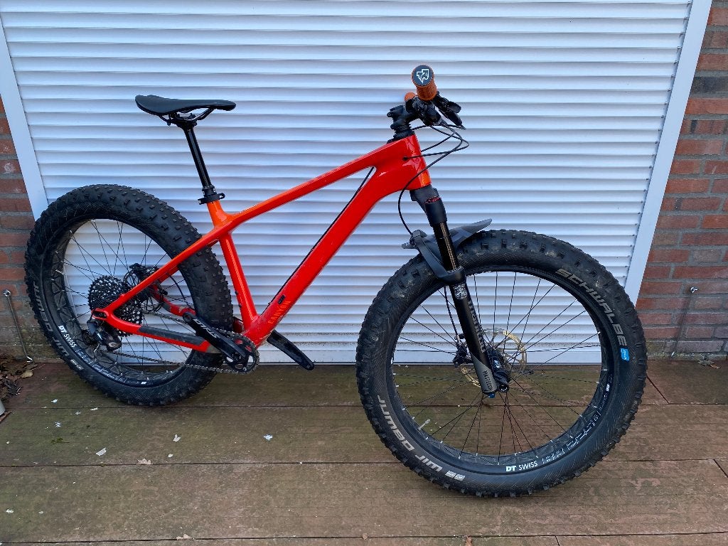 Canyon Dude CF9 mountainbike (fatbike), Fietsen en Brommers, Fietsen | Mountainbikes en ATB, Gebruikt, Hardtail, Schijfrem, Ophalen