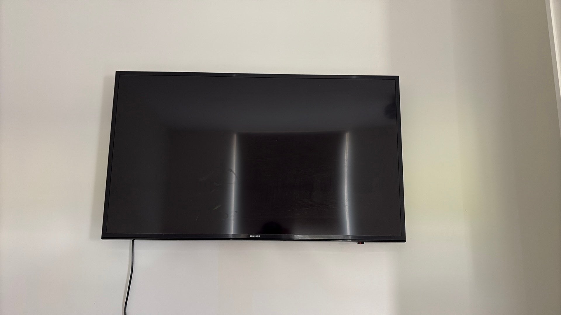 43 inch samsung smart TV ue40mu6120, Ophalen, 50 Hz, Zo goed als nieuw, Samsung