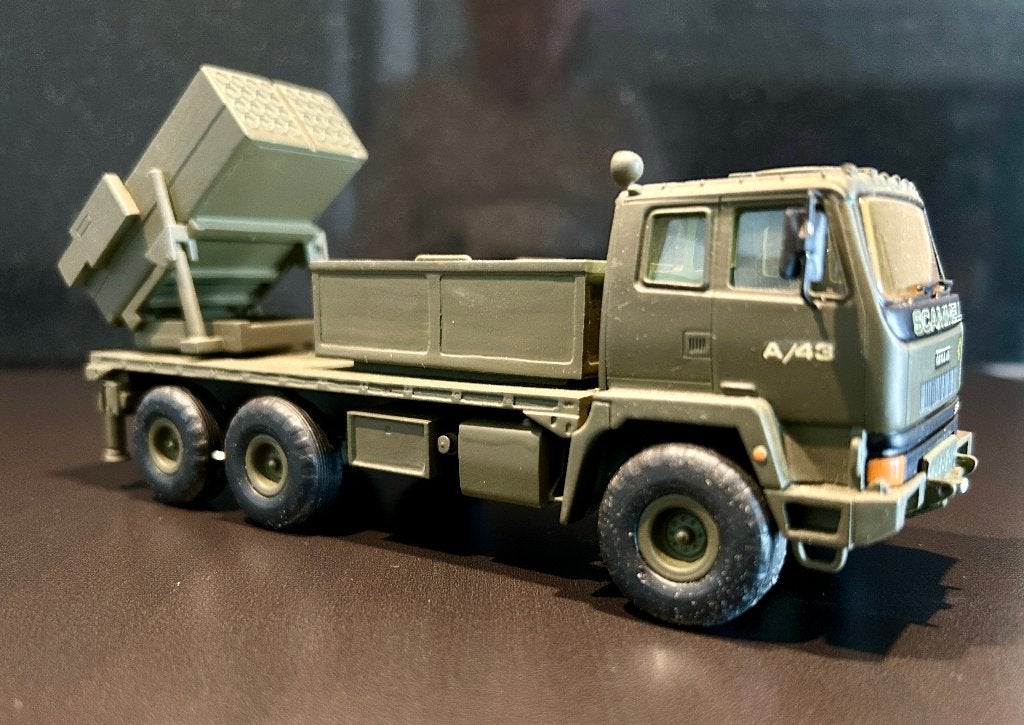 ASAM Model SCAMMEL Patriot launcher 1:48  White Metal  SM13, Hobby en Vrije tijd, Ophalen of Verzenden, Nieuw, Overige typen, Overige merken